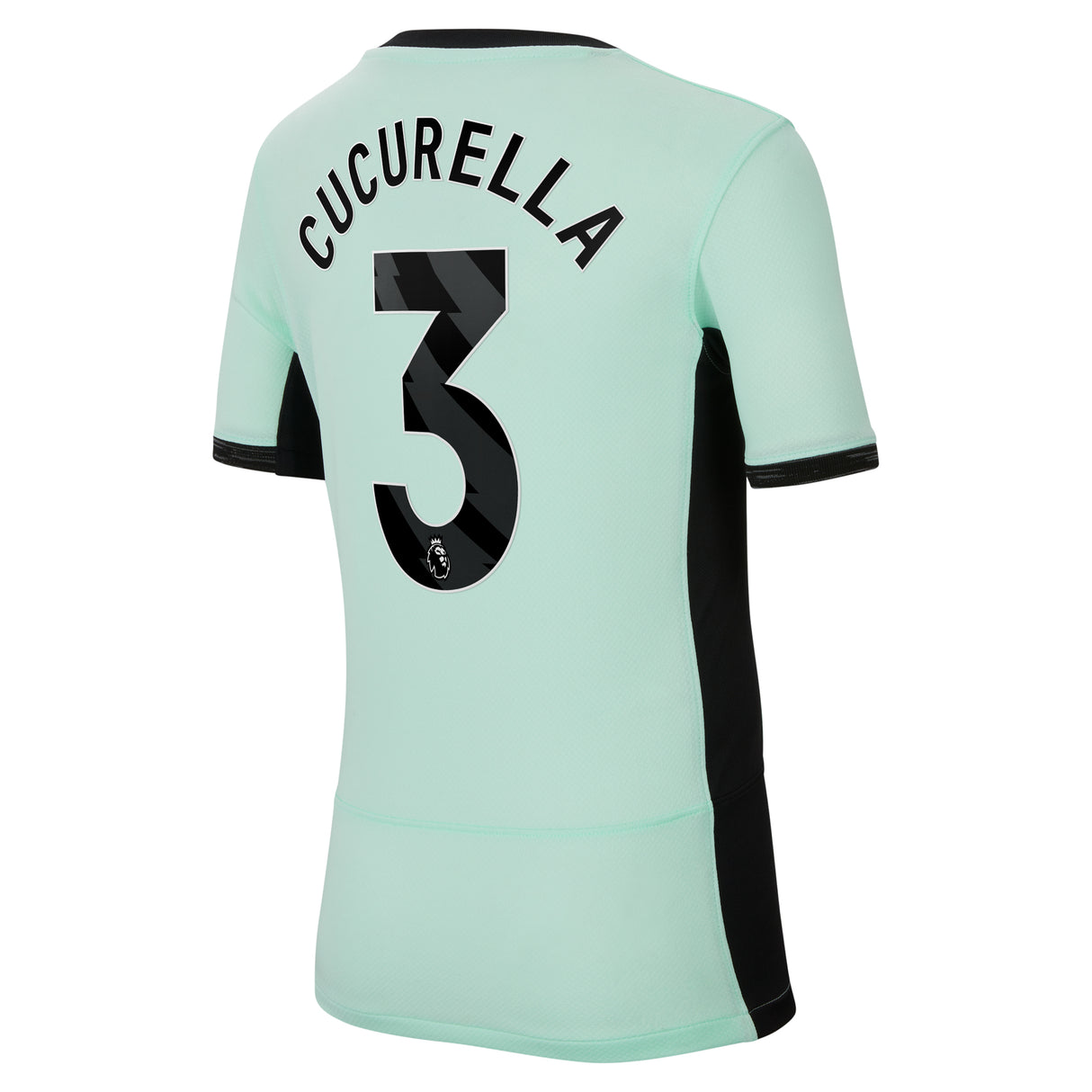 Chelsea Nike Third Stadium Shirt 2023-24 - Kids with Cucurella 3 printing