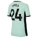 Chelsea Third Stadium Shirt 2023-24 - Kids with James 24 printing - Kit Captain