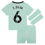 Chelsea Third Stadium Kit 2023-24 - Infants with T. Silva 6 printing - Kit Captain