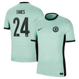 Chelsea Cup Third Stadium Shirt 2023-24 with James 24 printing - Kit Captain