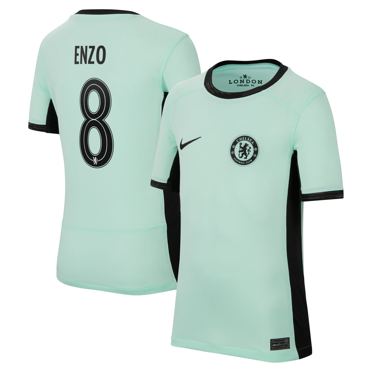 Chelsea Cup Third Stadium Shirt 2023-24 - Kids with Enzo 8 printing - Kit Captain