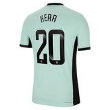 Chelsea WSL Third Vapor Match Shirt 2023-24 with Kerr 20 printing - Kit Captain