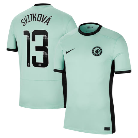 Chelsea WSL Third Stadium Shirt 2023-24 with Svitková 13 printing - Kit Captain