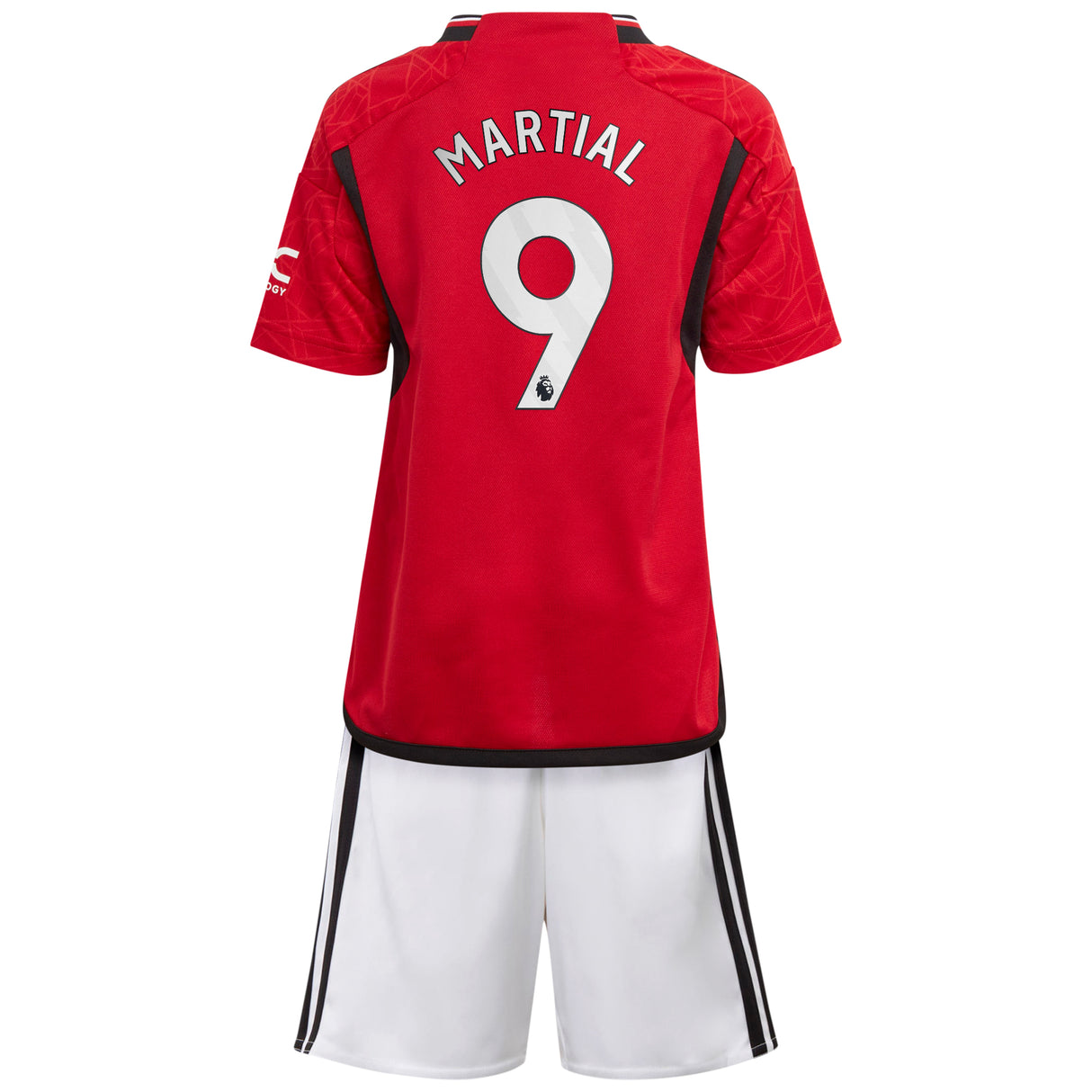 Manchester United EPL adidas Home Minikit 2023-24 with Martial 9 printing - Kit Captain