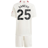 Manchester United EPL adidas Third Minikit 2023-24 with Sancho 25 printing - Kit Captain