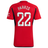 Manchester United WSL adidas Home Shirt 2023-24 with Parris 22 printing - Kit Captain