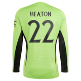 Manchester United Cup Home Goalkeeper Shirt 2023-24 with Heaton 22 printing - Kit Captain