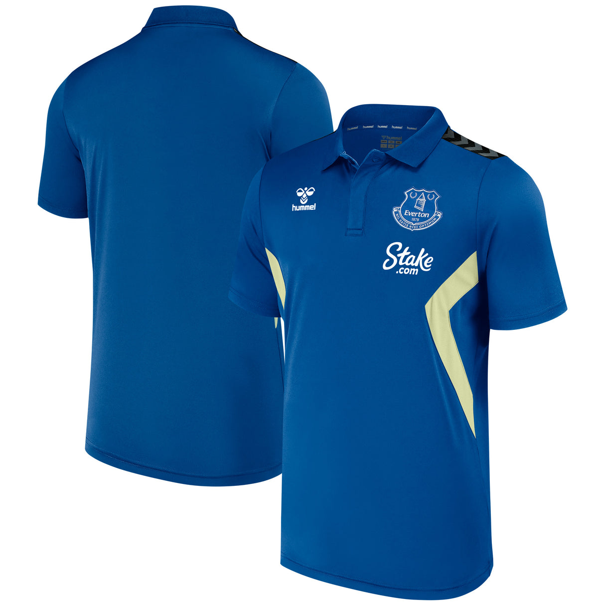 Everton Hummel Training Poly Polo - Blue - Kit Captain