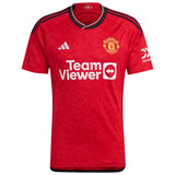 Manchester United Cup Home Shirt 2023-24 with Wan-Bissaka 29 printing - Kit Captain