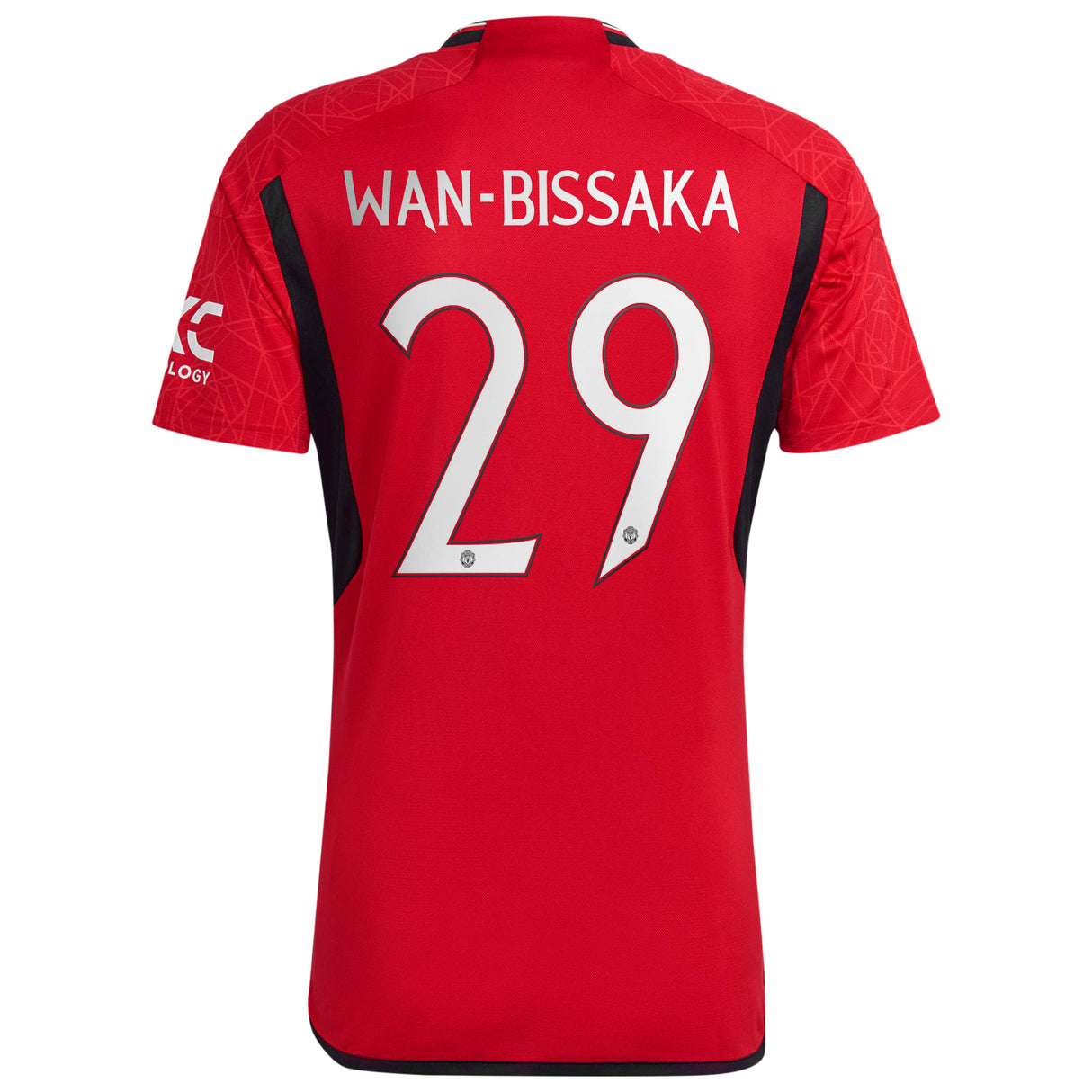 Manchester United Cup Home Shirt 2023-24 with Wan-Bissaka 29 printing - Kit Captain