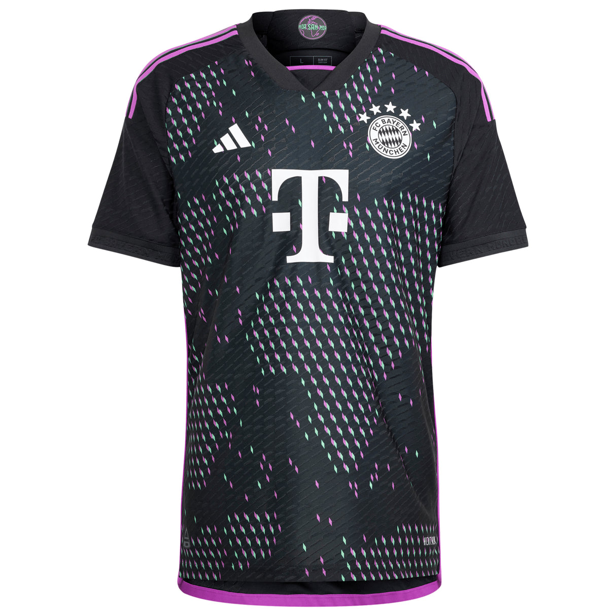 FC Bayern adidas Away Authentic Shirt 2023-24 with Wanner 14 printing - Kit Captain