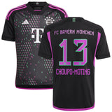 FC Bayern adidas Away Shirt 2023-24 - Kids with Choupo-Moting 13 printing - Kit Captain