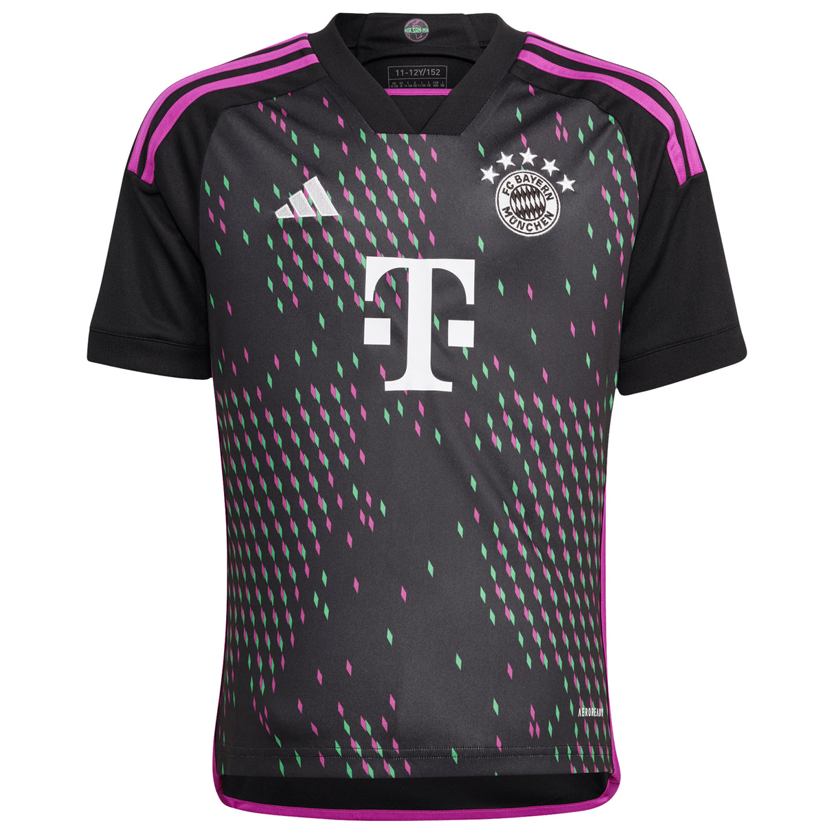 FC Bayern adidas Away Shirt 2023-24 - Kids with Tel 39 printing - Kit Captain