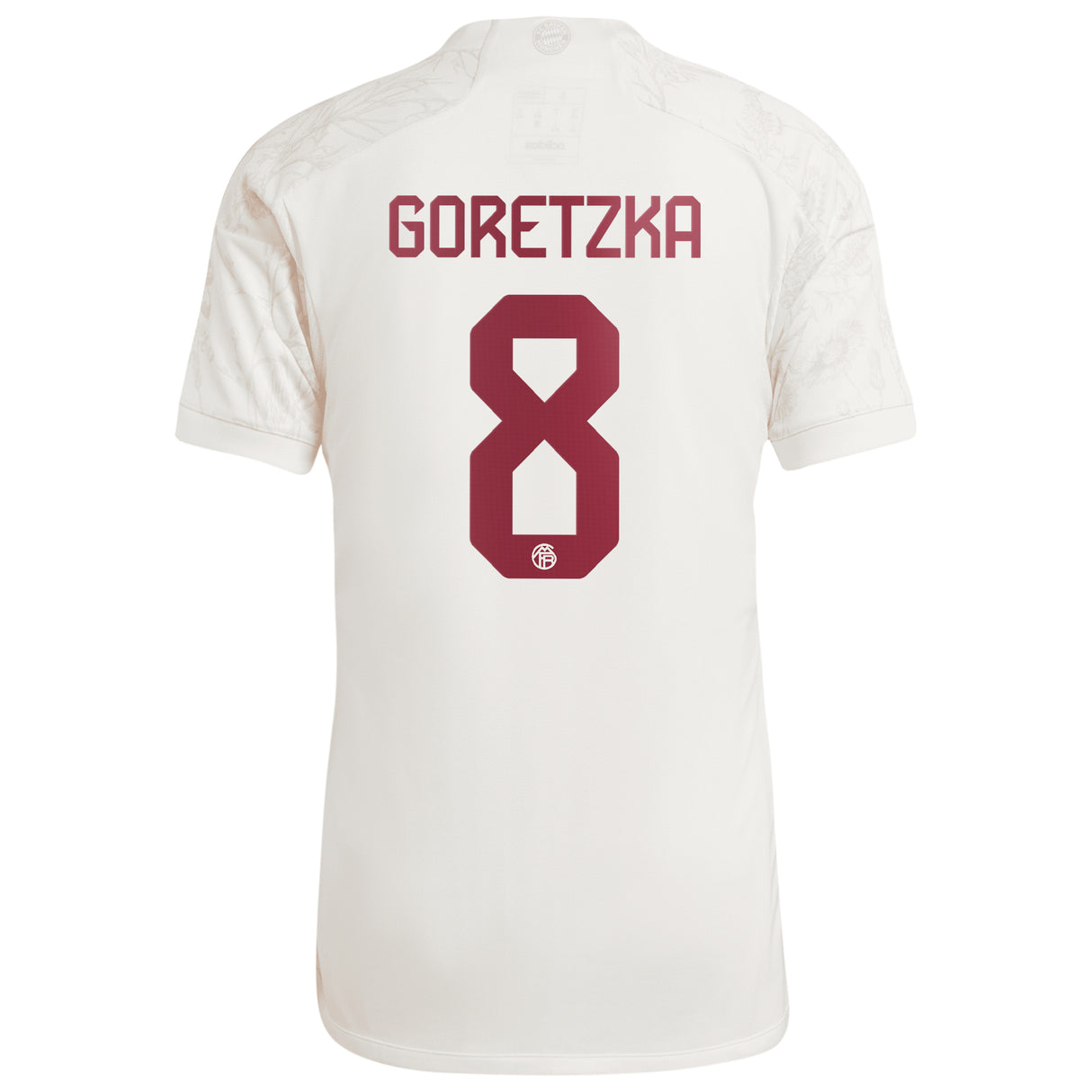 FC Bayern adidas Third Shirt 2023-24 with Goretzka 8 printing - Kit Captain