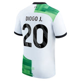 Liverpool Nike Away Stadium Shirt - 2023-24 with Diogo J. 20 printing - Kit Captain