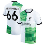 Liverpool Nike Away Stadium Shirt - 2023-24 with Alexander-Arnold 66 printing - Kit Captain