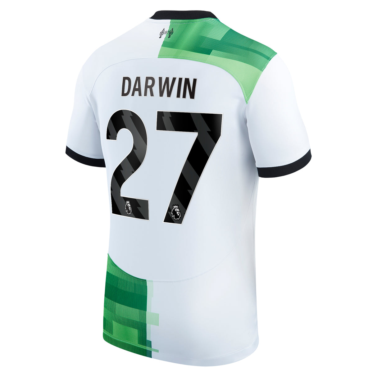 Liverpool Nike Away Stadium Shirt - 2023-24 with Darwin 27 printing - Kit Captain