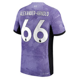 Liverpool Nike Third Dri-Fit Adv Match Shirt 2023-24 with Alexander-Arnold 66 printing - Kit Captain