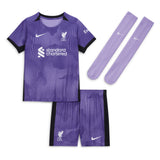 Liverpool Nike Third Stadium Kit 2023-24 - Little Kids with Thiago 6 printing - Kit Captain