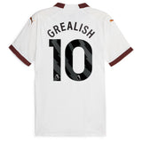 Manchester City Puma Away Authentic Shirt 2023-24 with Grealish 10 printing - Kit Captain