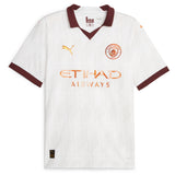 Manchester City Puma Away Shirt 2023-24 with Stones 5 printing - Kit Captain
