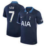 Tottenham Hotspur Nike Away Stadium Shirt 2023-24 with Son 7 printing - Kit Captain