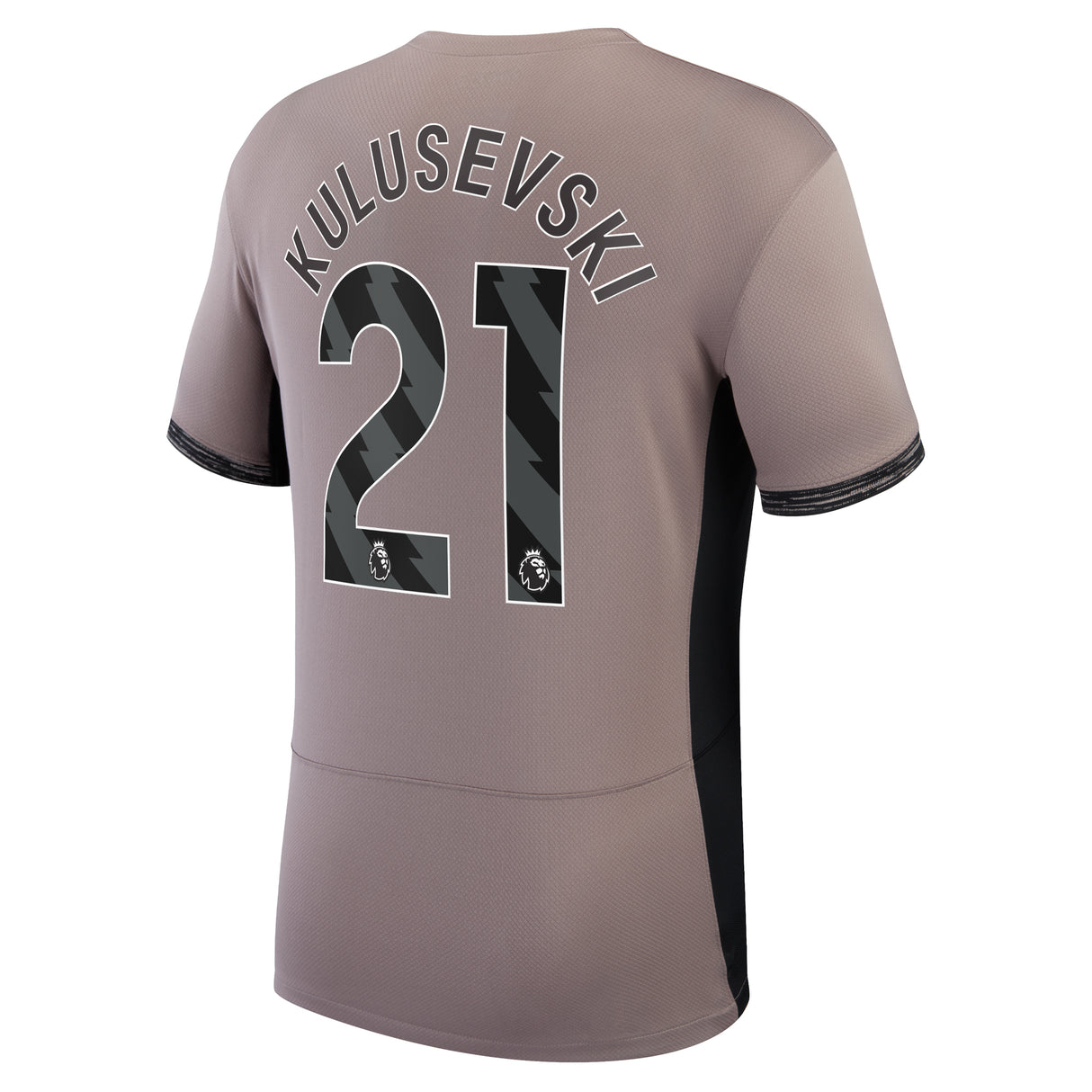 Tottenham Hotspur Nike Third Stadium Shirt 2023-24 - Kids with Kulusevski 21 printing - Kit Captain