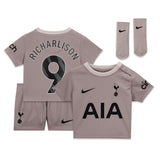 Tottenham Hotspur Nike Third Stadium Kit 2023-24 - Infant with Richarlison 9 printing - Kit Captain