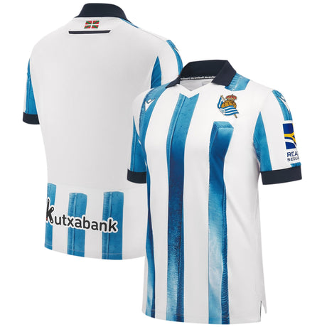 Real Sociedad Macron Home Shirt 2023-24 - Kit Captain