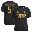 Real Madrid adidas Third Shirt 2023-24 - Kids with Bellingham 5 printing - Kit Captain