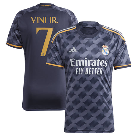 Real Madrid adidas Away Shirt 2023-24 with Vini Jr. 7 printing