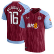 Aston Villa Castore WSL Home Shirt 2023-24 with McLoughlin 16 printing - Kit Captain