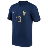 France Home Match Shirt 2022 - Ibrahima Konate 13 - Kit Captain