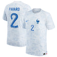 France Away Match Shirt 2022 - Benjamin Pavard 2 - Kit Captain
