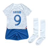 France Away Stadium Kit 2022 - Little Kids - Olivier Giroud 9 - Kit Captain