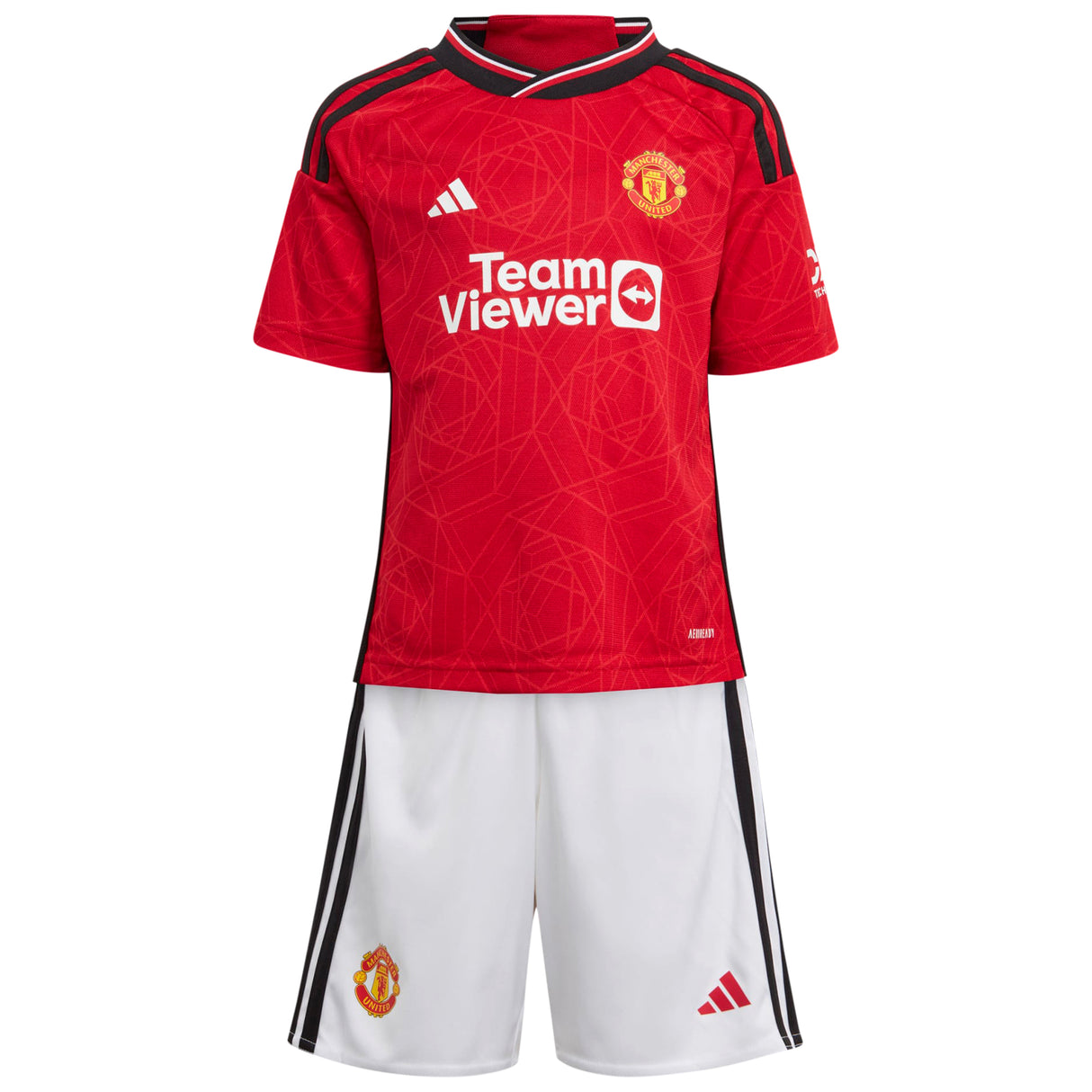 Manchester United EPL adidas Home Minikit 2023-24 - with Mount 7 printing - Kit Captain