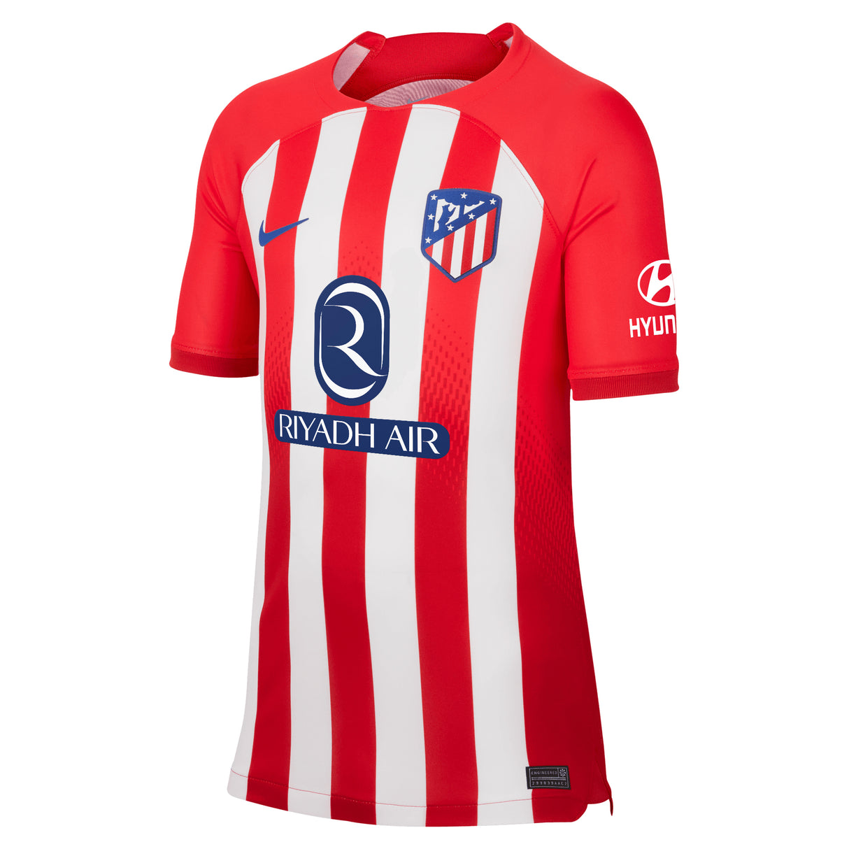 Atlético de Madrid Nike Home Stadium Shirt 2023-24 - Kids with Javi Galán 17 printing - Kit Captain