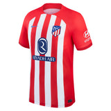 Atlético de Madrid Metropolitano Nike Home Stadium Shirt 2023-24 with Javi Galán 17 printing - Kit Captain