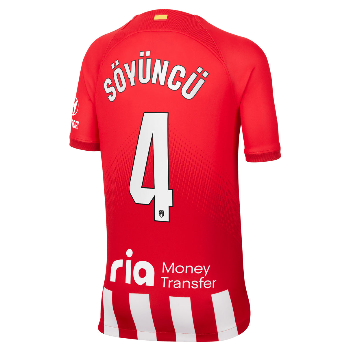 Atlético de Madrid Nike Home Stadium Shirt 2023-24 - Kids with Söyüncü 4 printing - Kit Captain