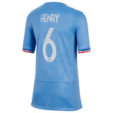 France Women Nike Home Stadium Shirt 2023-24 - Kids with Henry 6 printing - Kit Captain