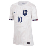 France Women Nike Away Stadium Shirt 2023-24 - Kids with Majri 10 printing - Kit Captain