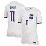 France Women Nike Away Stadium Shirt 2023-24 - Kids with Diani 11 printing - Kit Captain