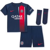 Paris Saint-Germain Nike Home Stadium Kit 2023-24 - Infant with L.Hernández 21 printing - Kit Captain