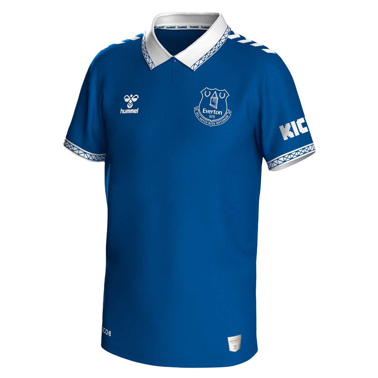 Everton Hummel Home Shirt 2023-24 - Kids - With Young 18 Printing - Kit Captain