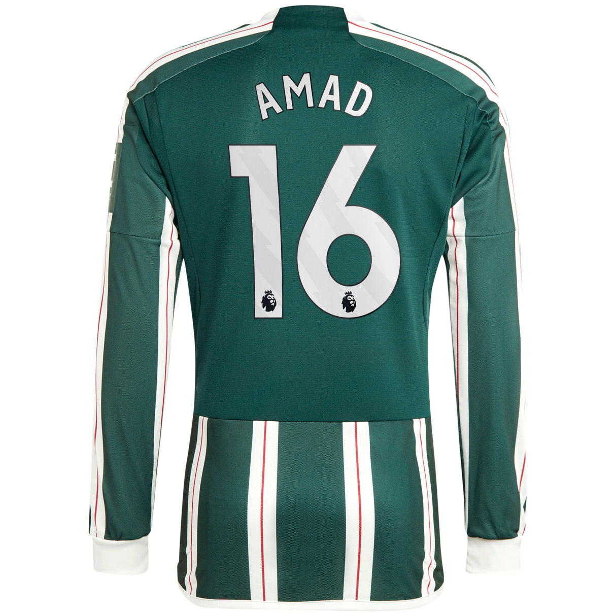 Manchester United EPL adidas Away Shirt 2023-24 - Long Sleeve - With Amad 16 Printing