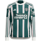 Manchester United Cup Away Shirt 2023-24 - Kids - Long Sleeve with Amad 16 printing - Kit Captain