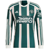 Manchester United Cup Away Shirt 2023-24 - Long Sleeve with B.Fernandes 8 printing - Kit Captain