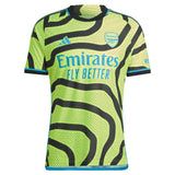 Arsenal adidas Away Authentic Shirt 2023-24 with Rice 41 printing - Kit Captain