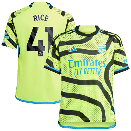 Arsenal adidas Away Shirt 2023-24 - Kids with Rice 41 printing - Kit Captain