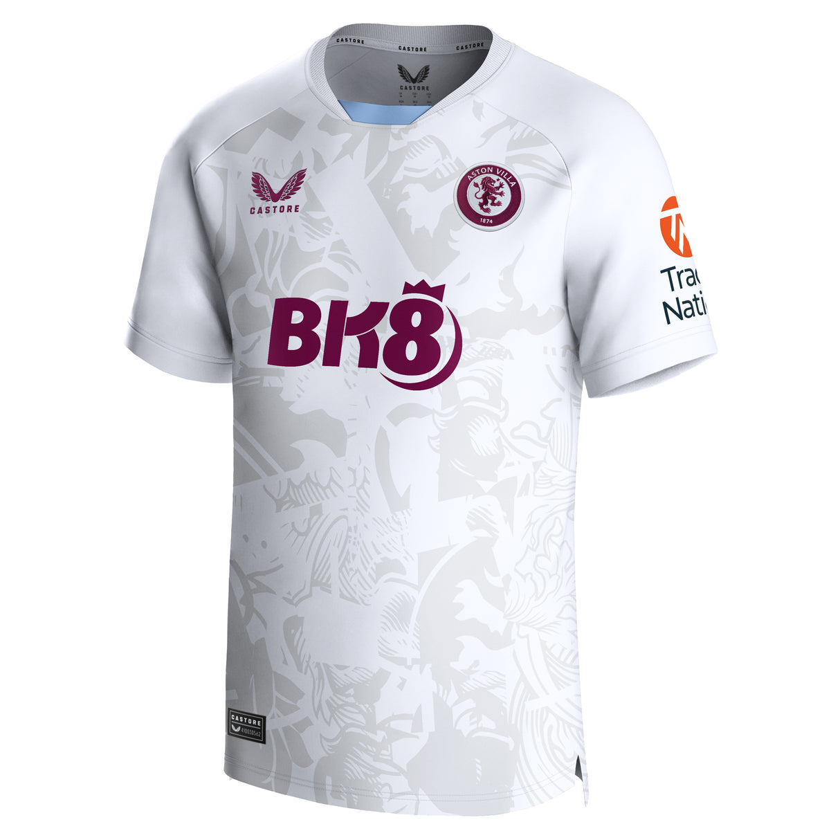 Aston Villa Away Shirt 2023-24 with Pau 14 printing - Kit Captain